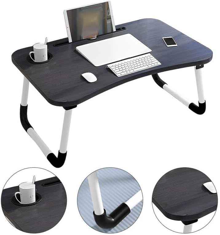 Folding Laptop Table Stand Bed Computer Desk