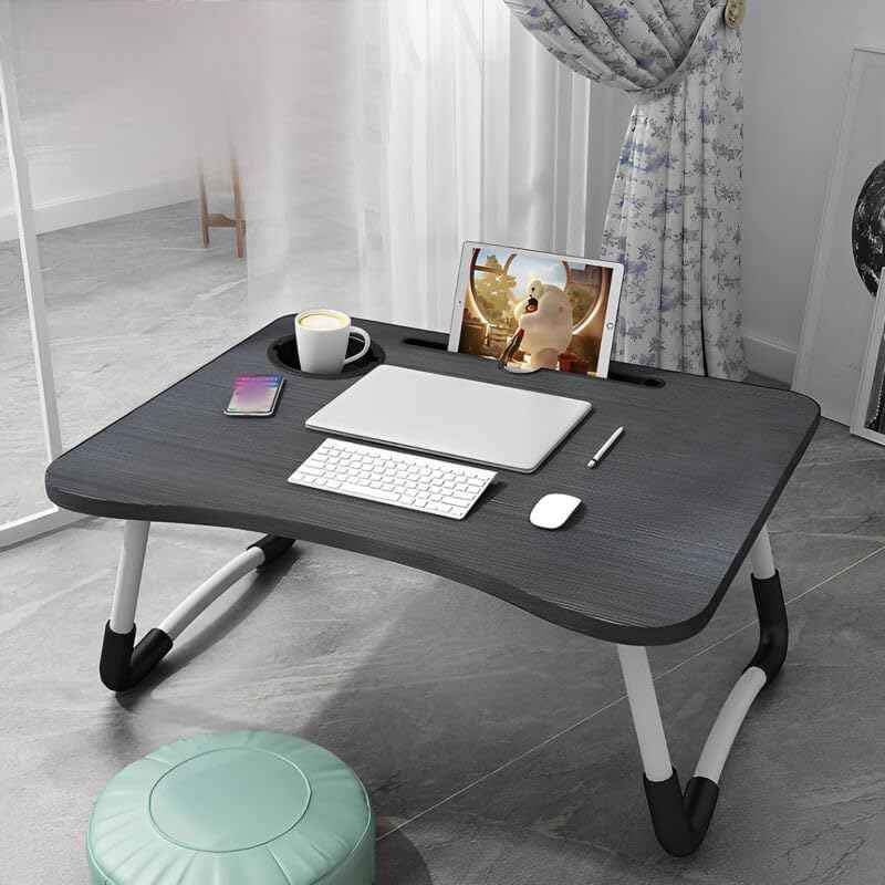 Folding Laptop Table Stand Bed Computer Desk