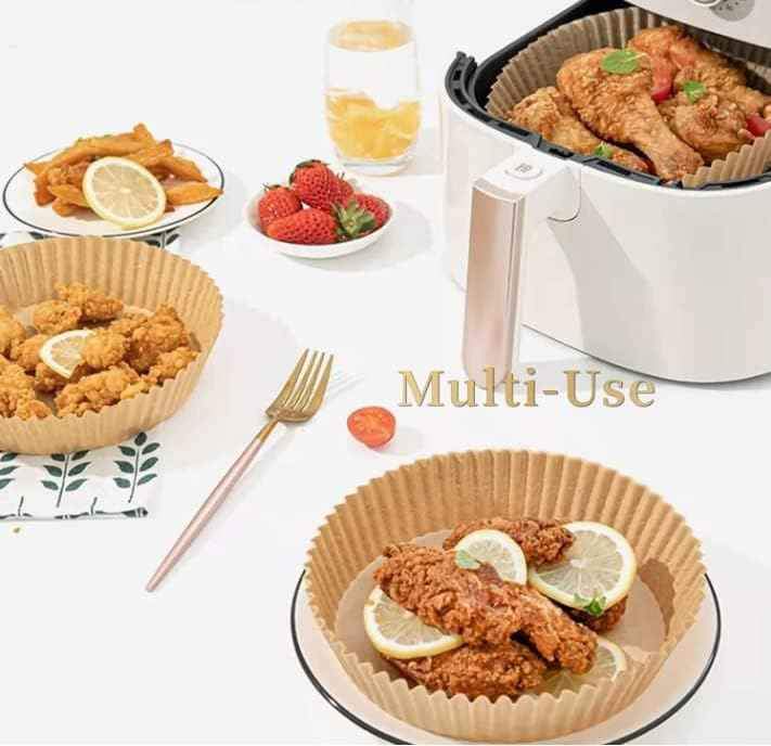 Air Fryer Parchment Paper, 7.9 inch Non-stick Liners, Baking Paper for Air Fryer, Disposable Paper