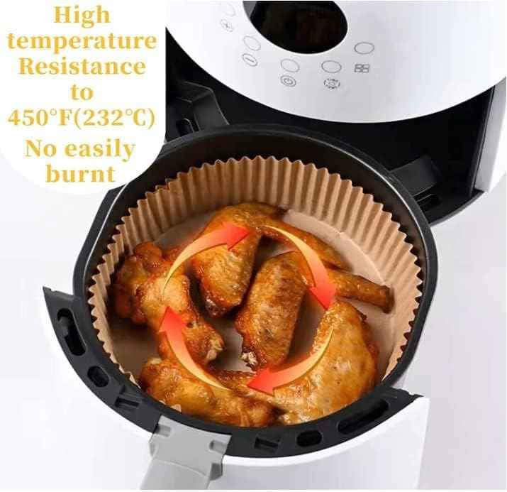 Air Fryer Parchment Paper, 7.9 inch Non-stick Liners, Baking Paper for Air Fryer, Disposable Paper