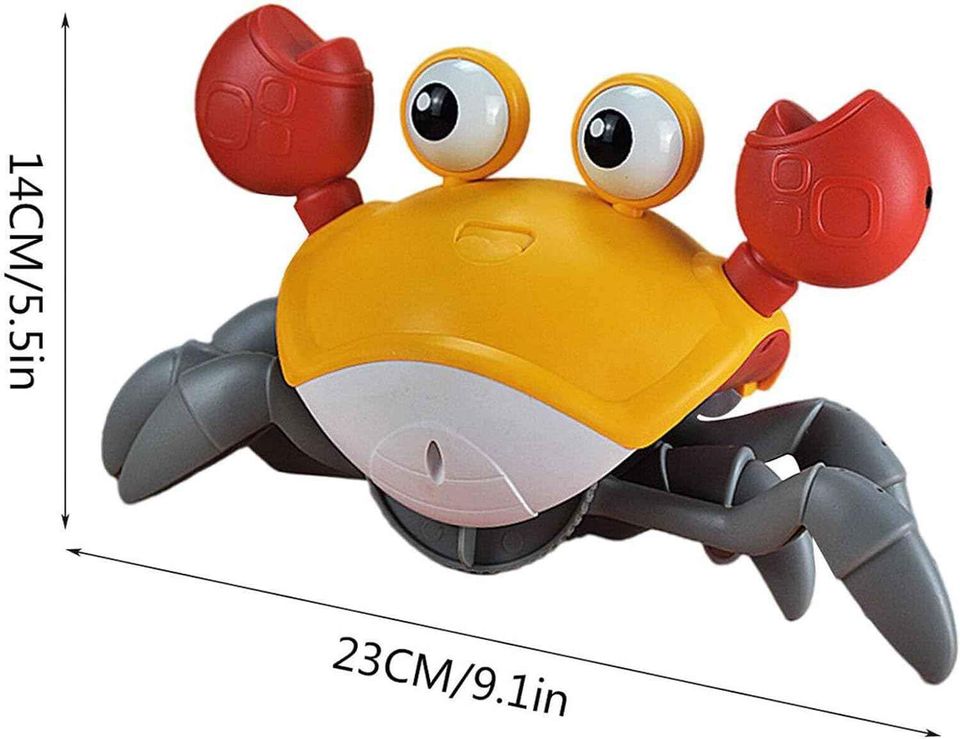 Sensing Crawling Crab Interactive Walking Dancing Toy