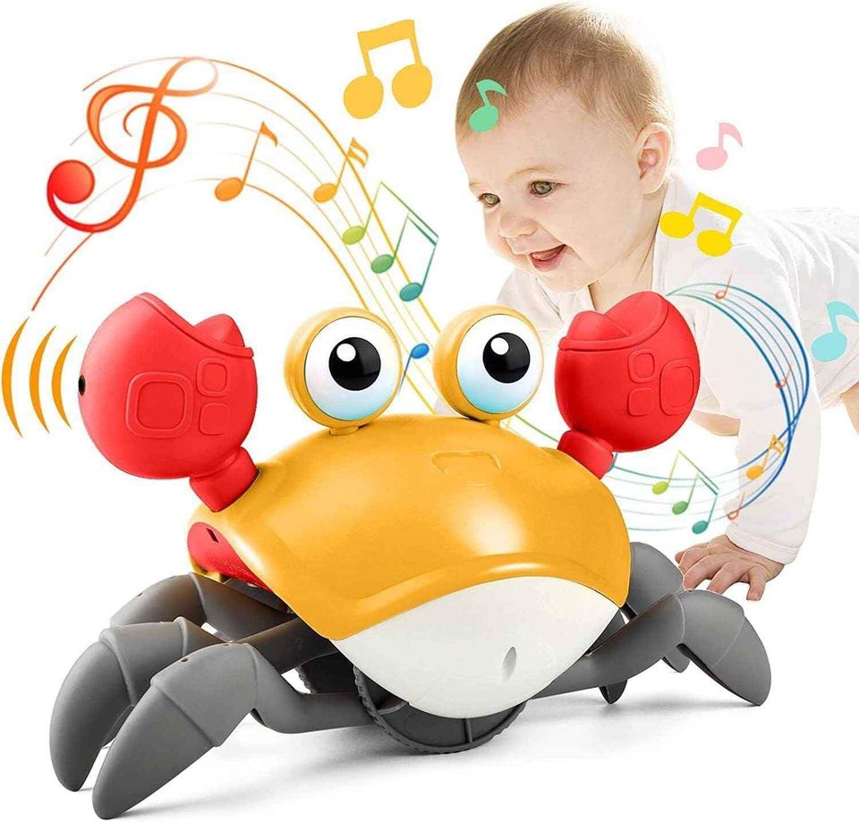 Sensing Crawling Crab Interactive Walking Dancing Toy