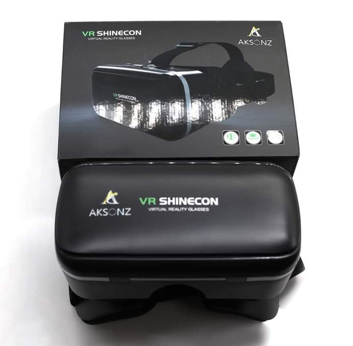 Brand New VR AKSONZ Headset +Bluetooth 3D Glasses Goggles HD Virtual Reality Headset Compatible