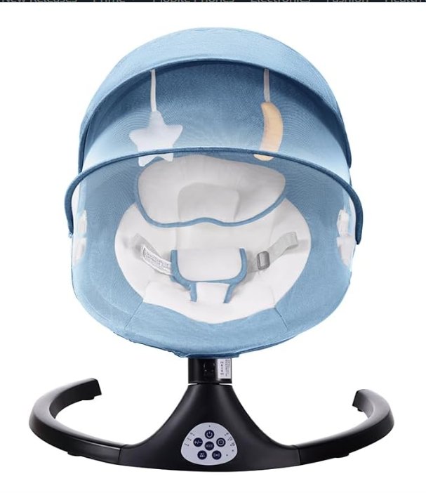 Bluetooth Electric Rocker Baby Swing Bouncer Seat Chair w/Music