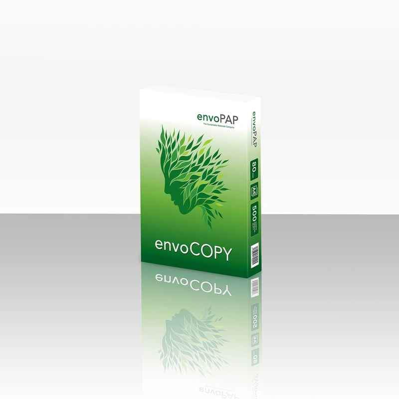 Envo COPY A4, Photocopy Paper 80 gsm, 500 Sheets, Pack Of 5 - White