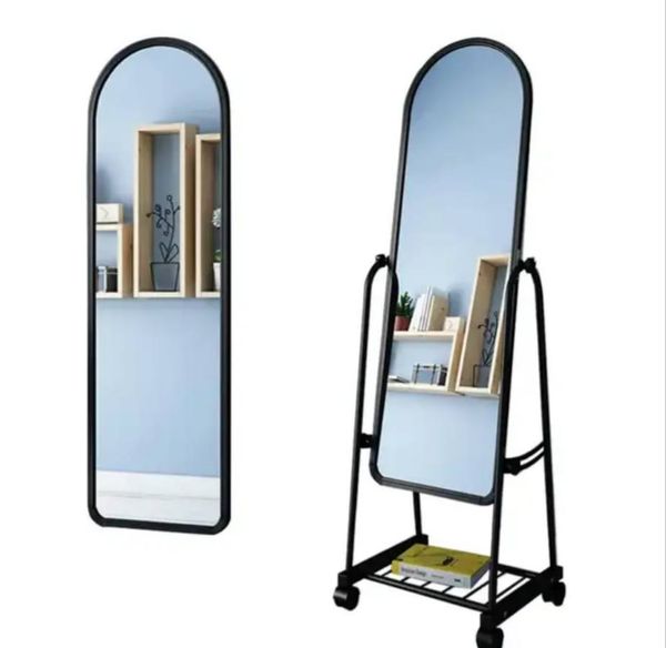 High-Quality Customized European 160x45cm Arch Full-Length Free-Standing Mirror