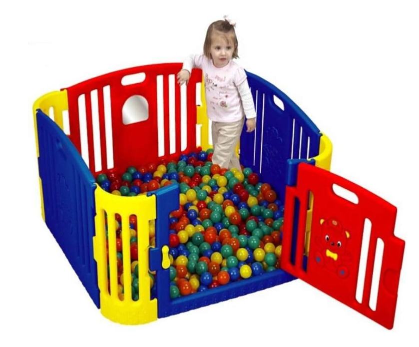 Edu-play Baby Bear Zone With Enclosed Play Area With A Latched Gate