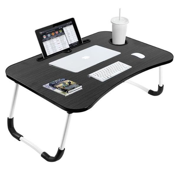 Folding Laptop Table Stand Bed Computer Desk