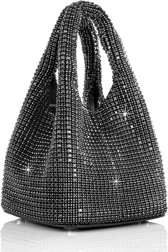 Sparkly Evening Bags Glitter Rhinestone Handbag for Party