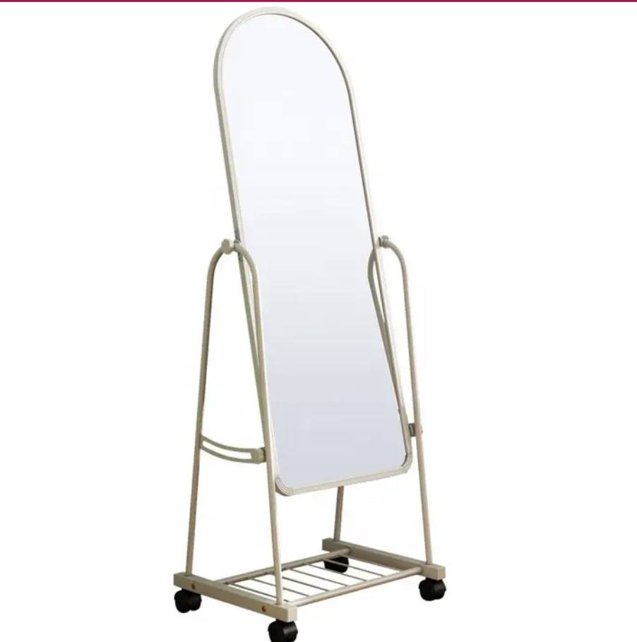 White stand MirrorArch Full Body Length Reflective Elegance