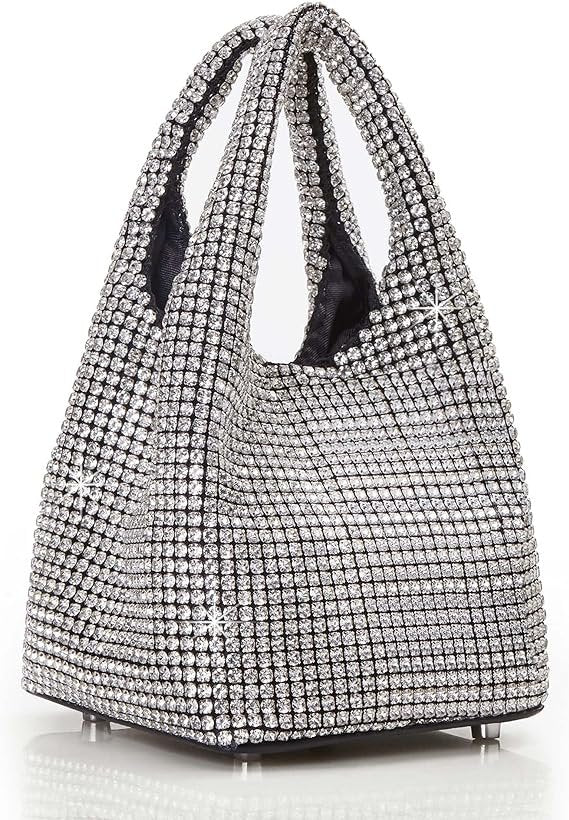 Sparkly Evening Bags Glitter Rhinestone Handbag for Party