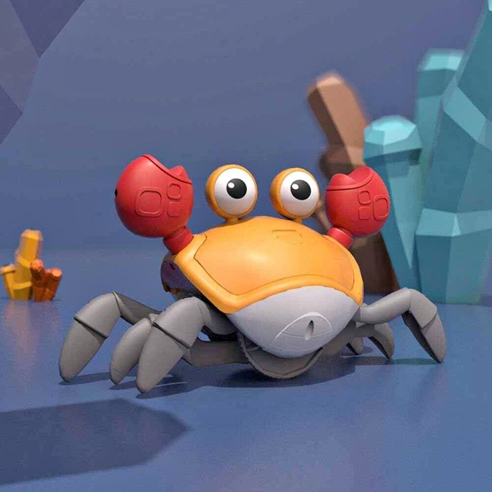 Sensing Crawling Crab Interactive Walking Dancing Toy