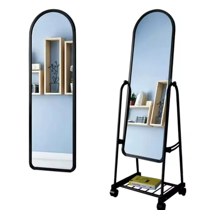 White stand MirrorArch Full Body Length Reflective Elegance